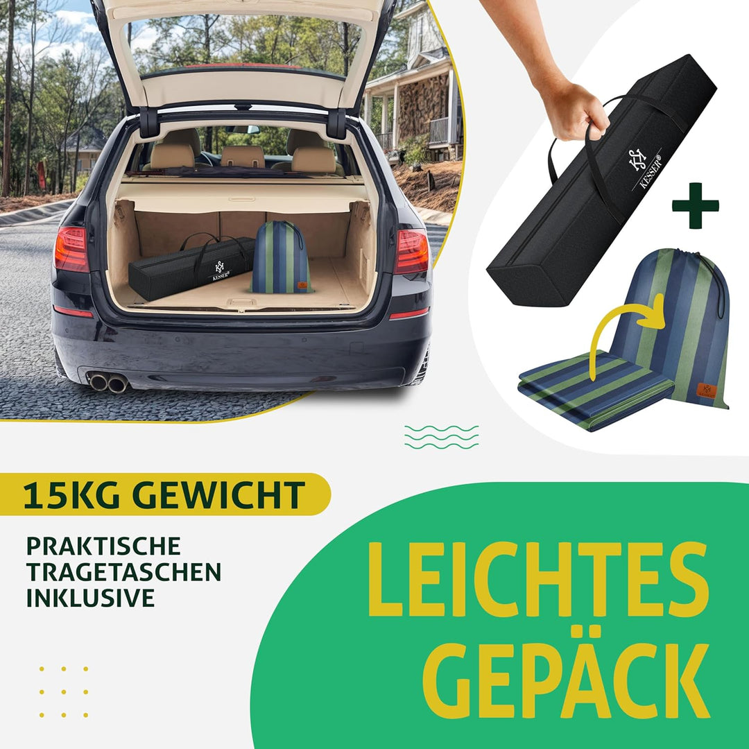 KESSER® Hängematte Lake mit Gestell, Doppel für 2 Personen, 200kg Belastbarkeit, Indoor & Outdoor, X