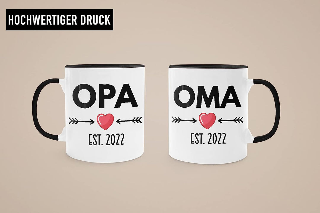 Trendation - Ihr werdet Oma und Opa 2022 Geschenk Schwangerschaft Verkünden Überraschung Baby Du Wir