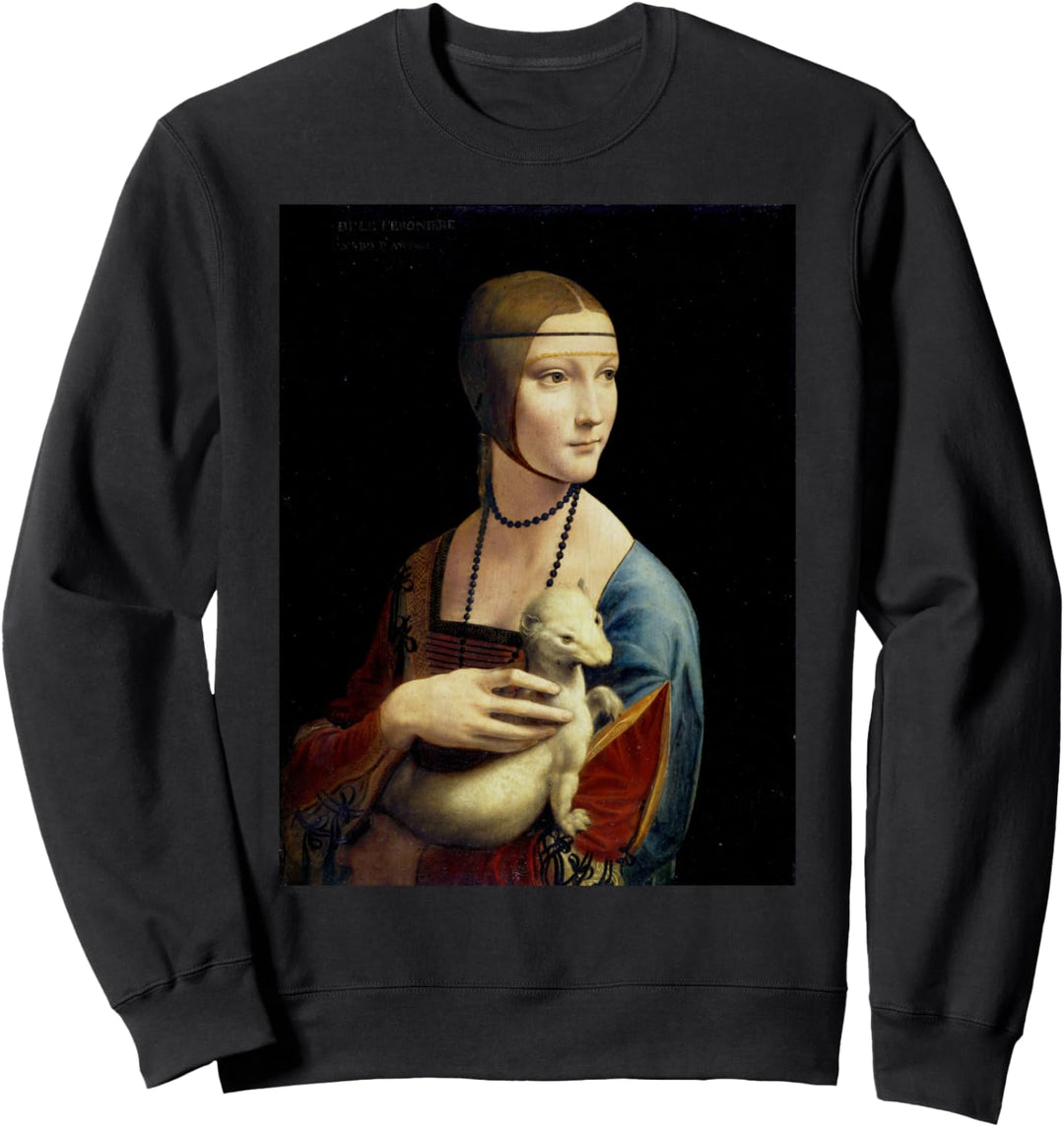 Leonardo da Vincis Die Dame mit dem Hermelin Sweatshirt