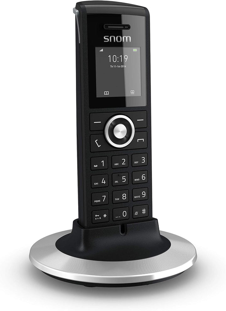 Snom M25 Office DECT-Mobilteil (bis zu 75 Stunden Standby und 7 Stunden Gesprächszeit, 1,4-Zoll-TFT
