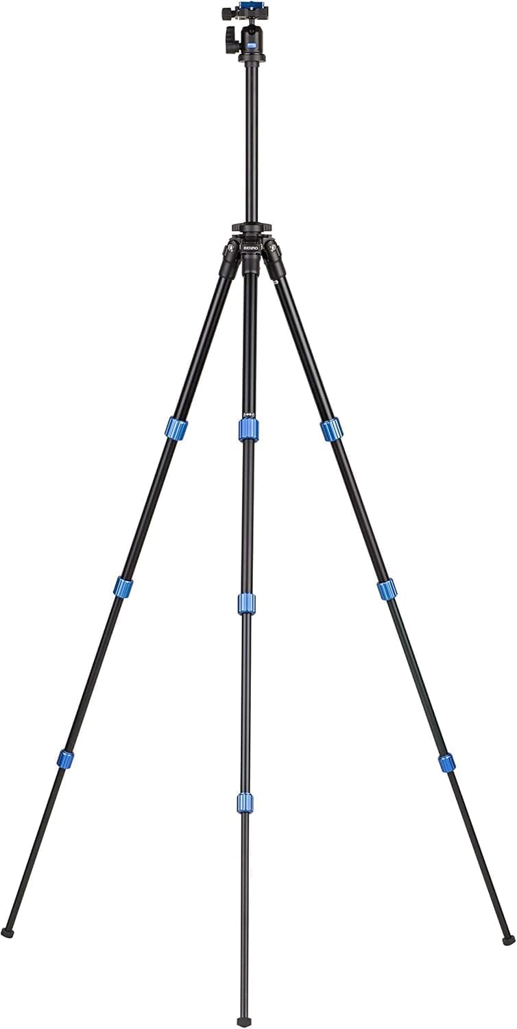 BENRO Slim TSL08AN00 Aluminium Stativ Kit mit Kugelkopf N00, Slim