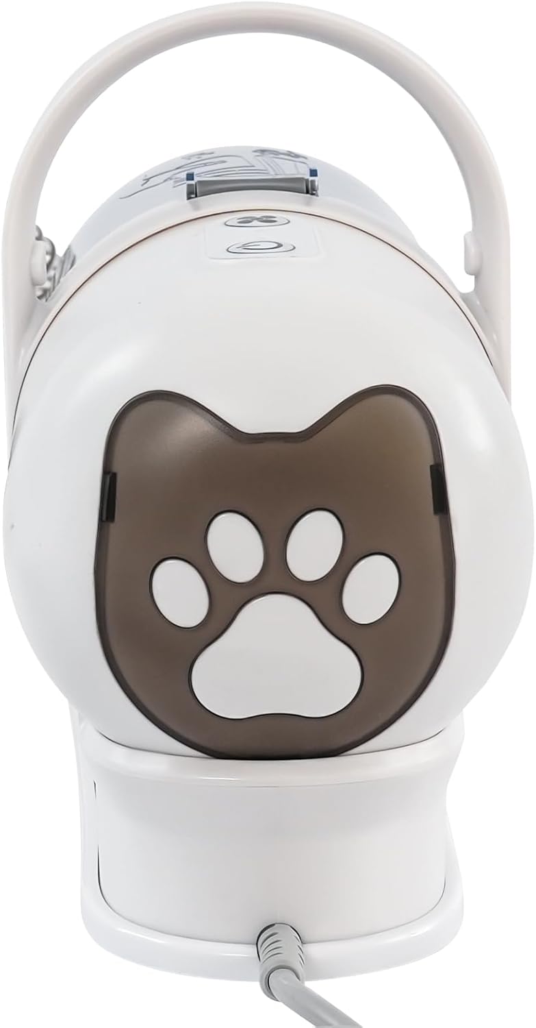 Hundeschermaschine | 7-in-1 Tierhaar Schermaschine mit Staubsauger | Schermaschine Hund mit 400W Mot