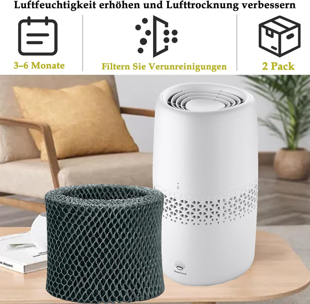 FY1190 Ersatzfilter für Philips Luftbefeuchter 2000 Serie HU2510/10 Ersatz Filter FY1190/30 Befeucht