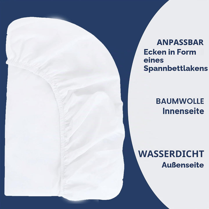 Lovely Hippo Matratzenschoner, wasserdicht, für Babytragetasche (35 x 75 cm (X2)), 35 x 75 cm (X2)