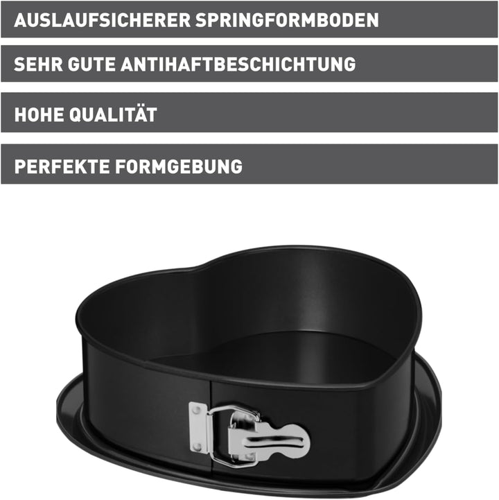 Original Kaiser Inspiration Backform Herz 25 x 26 x 7 cm, Herz Backform antihaftbeschichtet, Herzspr