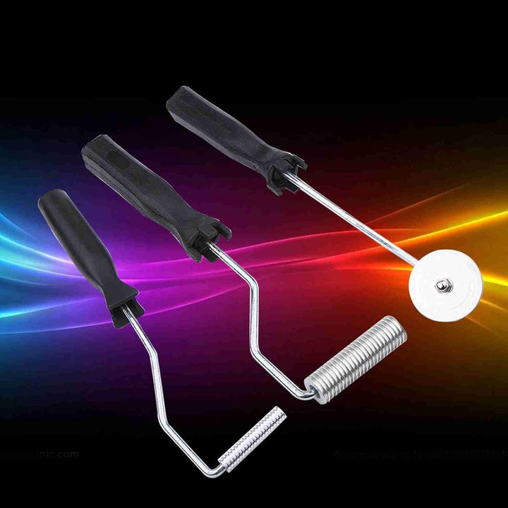 Hyuduo Fiberglas Roller Tools Kit, Aluminiumlegierung Fiberglas Bubble Paddle Set für die Reparatur