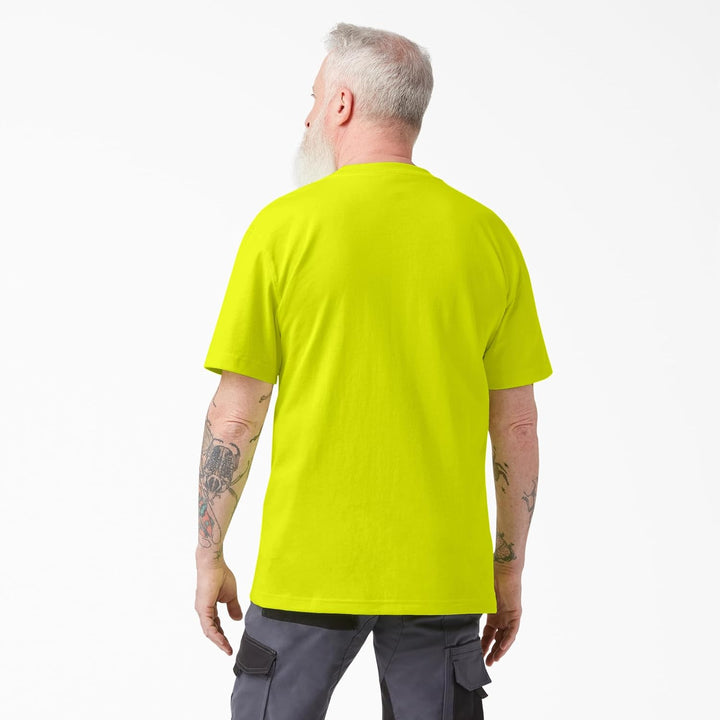 Dickies Herren Short Sleeve Heavyweight Heathered Crew Neck Tee T-Shirt XXL Tall Hellgelb, XXL Tall
