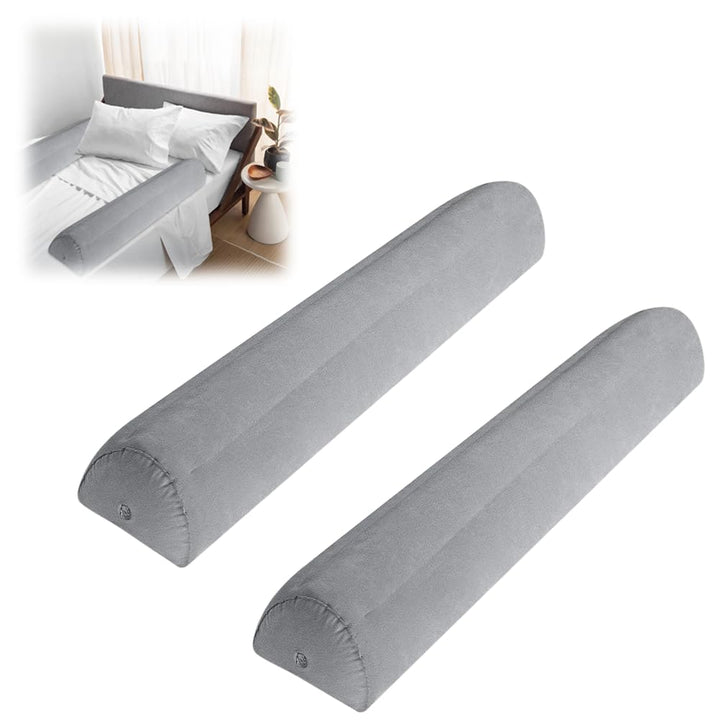 2er Pack Rausfallschutz Bett Reise Aufblasbar, 130CM Tragbares Faltbares Bettgitter Rausfallschutz A