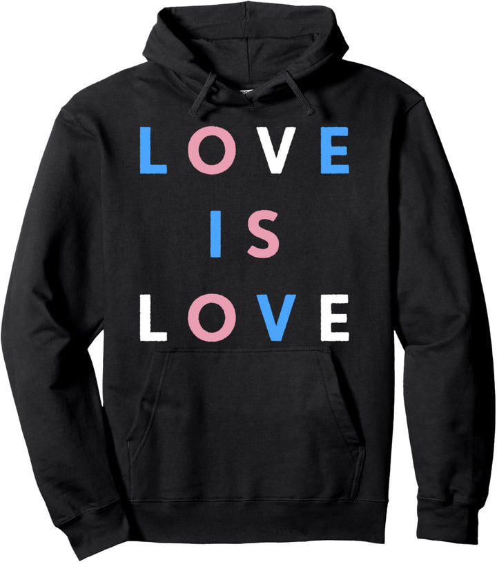 Trendy Love Is Love Pride Pullover Hoodie
