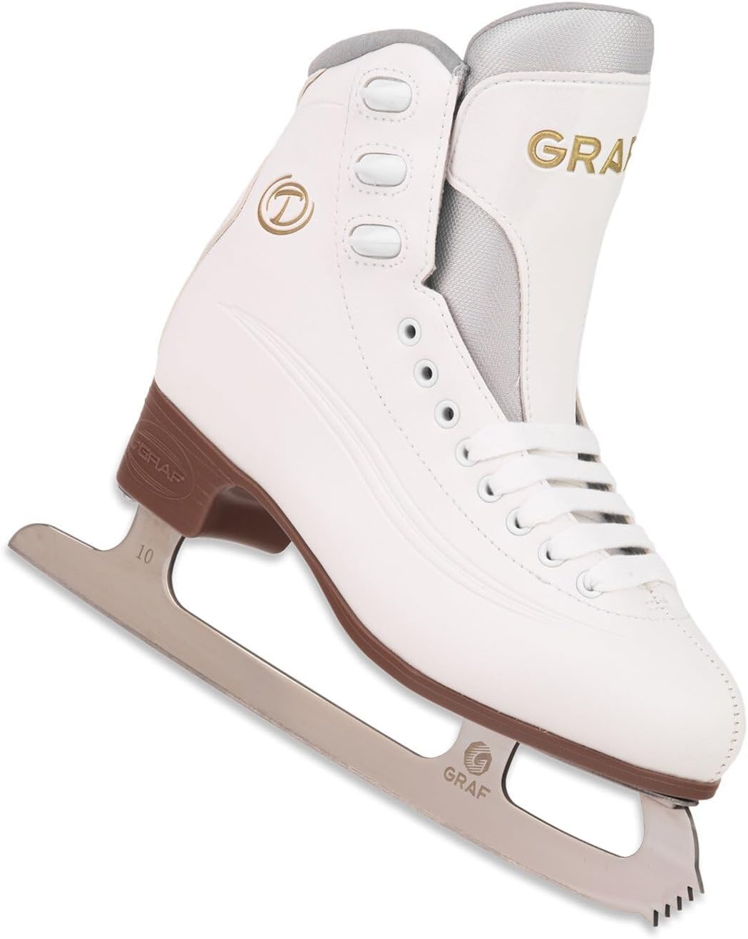 Kunstlauf Schlittschuhe GRAF Tango V2 gepolsterter Schlittschuh mit Zacken, 33