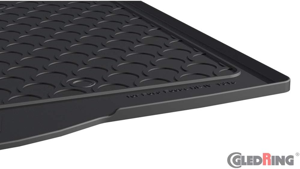 Gledring Rubbasol (Gummi) Kofferraumwanne Kompatibel mit Ford Focus IV HB 5-türer 2018- (Tiefe Ladeb