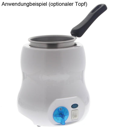 Wachswärmer für 400ml Dosen, Kosmetex Professional, Wachserhitzer Elegance für Wachsdosen, Wachsperl