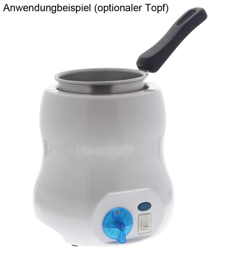 Wachswärmer für 400ml Dosen, Kosmetex Professional, Wachserhitzer Elegance für Wachsdosen, Wachsperl