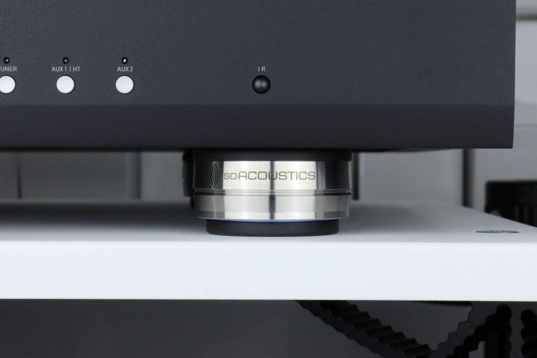 IsoAcoustics Orea-Serie mit Isolatoren für HiFi-Komponenten OREA Indigo – 7,2 kg max./Stück Indigo -