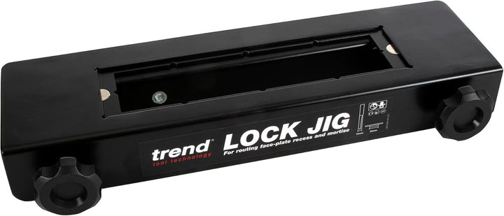 Trend Profi-Schablone für Türschlösser aus Holz, 20 austauschbare Einsätze, LOCK/JIG/C 1. LOCK/JIG/C
