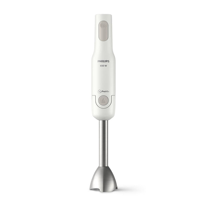 Philips Stabmixer – 650W, mit Spritzschutz und ProMix Technologie, 18 x 19 x 25 cm, weiss (HR2534/00