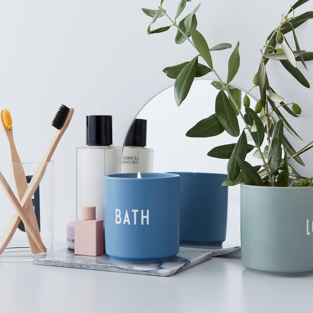 Design Letters duftkerzen im glas gross | duftkerze aus 100% Sojawachs et Brenndauer bis zu 51 Stund