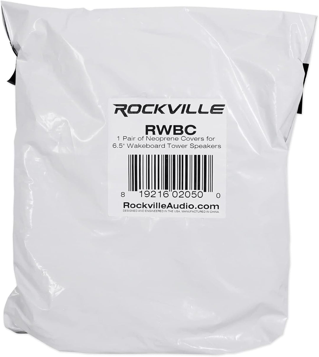 Paar Rockville rwbc Neopren Cover für 16,5 cm Marine Wakeboard Tower Lautsprecher