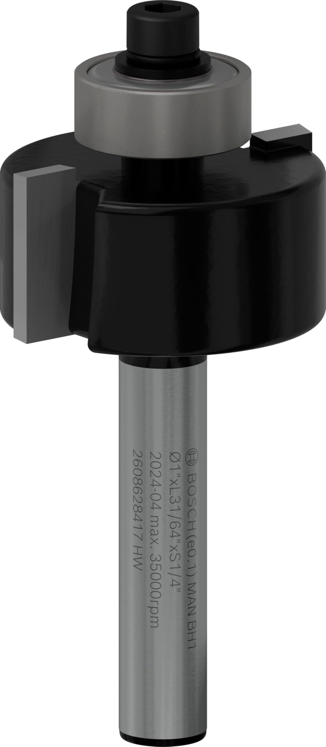 Bosch 1x PRO Falzfräser (für Weichholz, Hartholz, Ø 25,4 mm, Professional Zubehör Handfräse, Kantenf