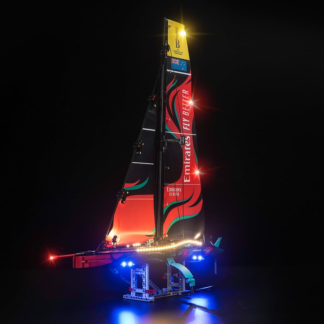 BrickBling Led Licht Set Kompatibel mit Lego Emirates Team New Zealand AC75 Yacht (Kein Modell), Dek