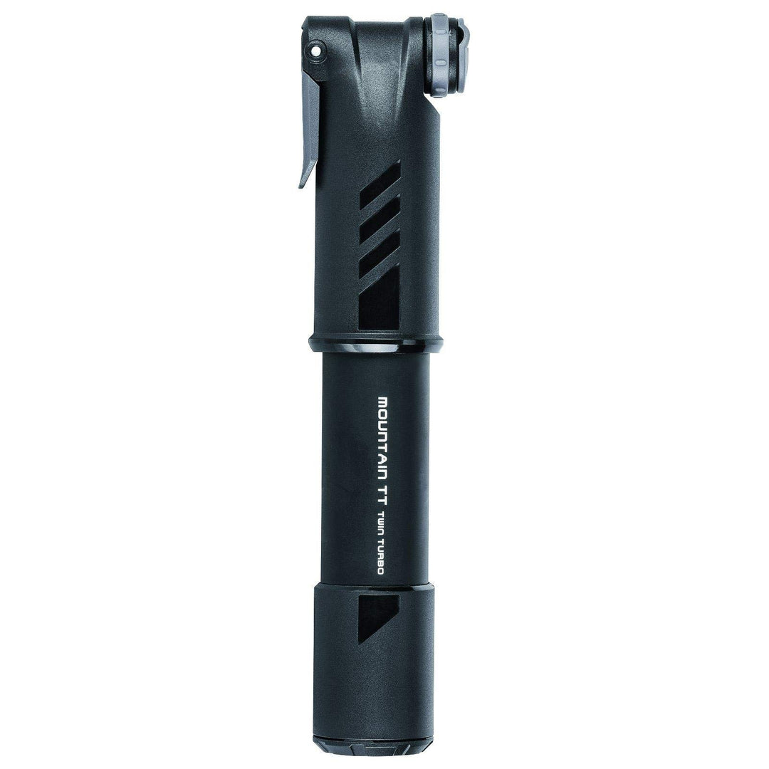 TOPEAK Handpumpe Mountain TT Twin Turbo, Schwarz, TMTT-1