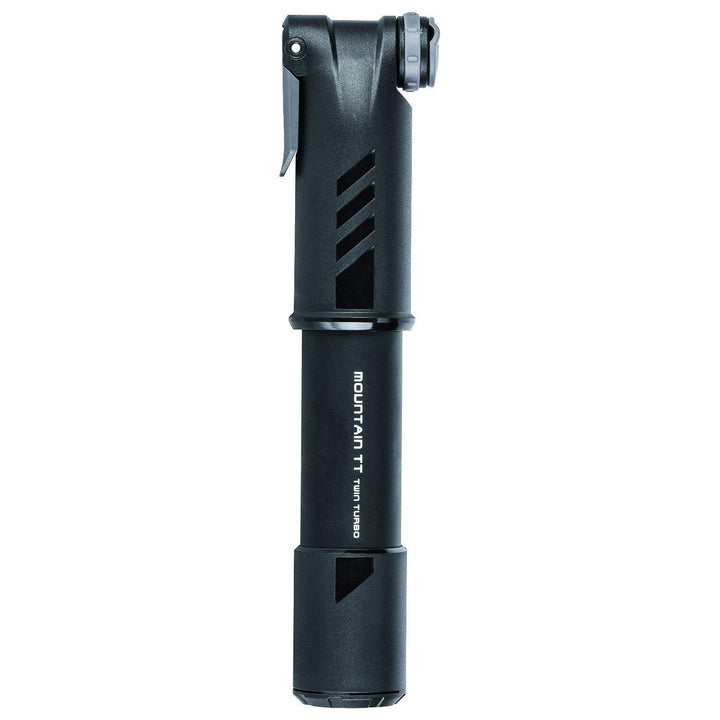 TOPEAK Handpumpe Mountain TT Twin Turbo, Schwarz, TMTT-1