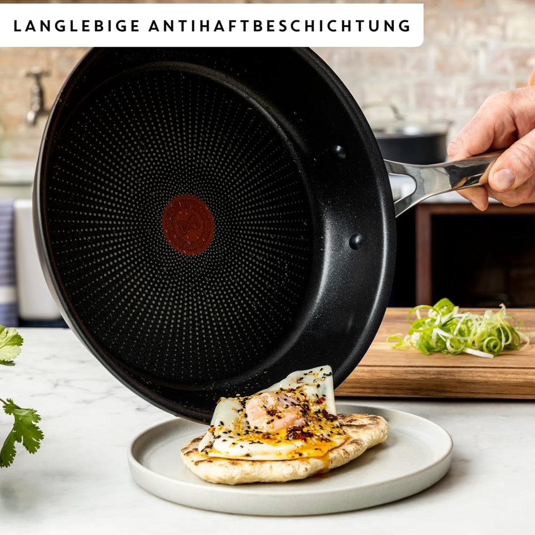 Jamie Oliver by Tefal Cook's Direct Kochgeschirr-Set, 5-tlg., Pfannenset induktionsgeeignet und back