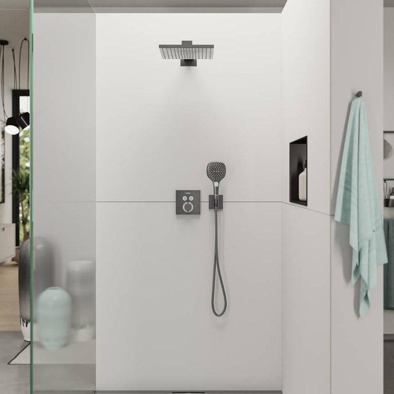 hansgrohe Unterputz Theromstat Shower Select, für 2 Funktionen, Brushed Black Chrome Brushed Black C