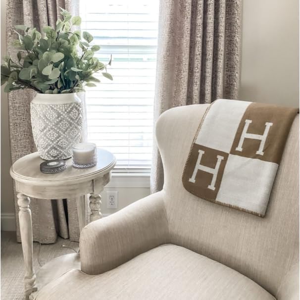 Luxusdecke aus Kaschmir & Wolle – Perfekte Kuscheldecke für Sofa & Sessel, Stilvoll und Wärmend, Ide