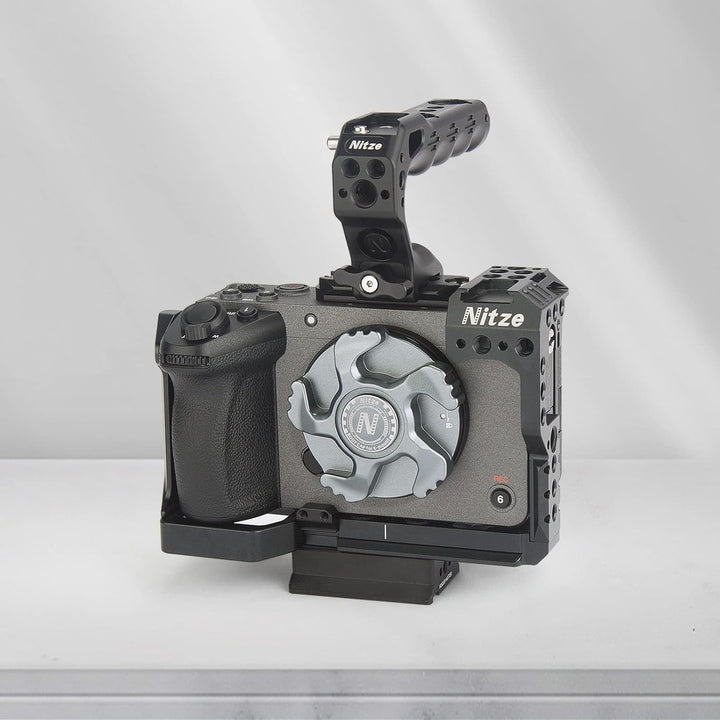Nitze E Mount Camera Body Cap, E Mount Kamera Gehäusekappe aus Aluminiumlegierung für Sony FX3 / FX3
