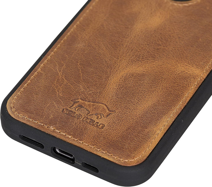 Solo Pelle Lederhülle für das iPhone 13 Pro in 6.1 Zoll Stanford Case Leder Hülle Ledertasche Backco