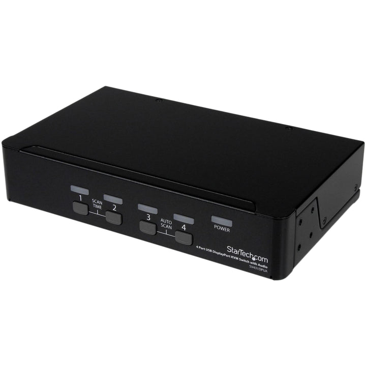 StarTech.com 4 Port DisplayPort USB KVM Switch mit Audio - DisplayPort Desktop KVM Umschalter mit US