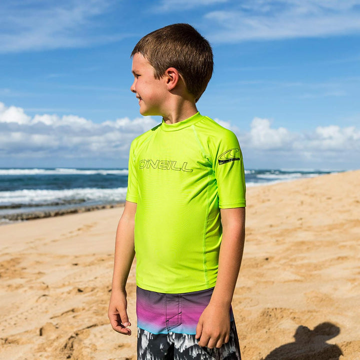 O'Neill Wetsuits Jungen Uv Schutz youth basic skins S/S crew 16 Wassermelone, 16 Wassermelone
