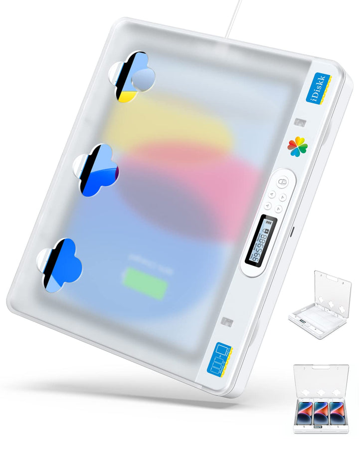 iDiskk Phone/Pad Timer Lock Box, zeitgesteuertes Schliessfach für iPad/Tablet/TV-Controller, Telefon