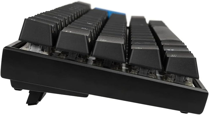 Ducky Mecha Mini Gaming Tastatur Cherry MX Black Switches, RGB Tastatur Mechanisch, 60% Tastatur Deu