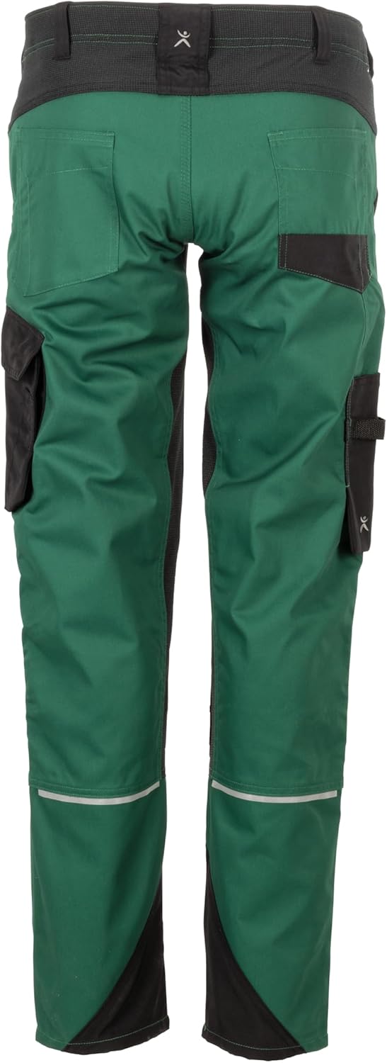 Planam Damen Norit Damen Bundhose Cargo (1er Pack) XS Grün/Schwarz, XS Grün/Schwarz