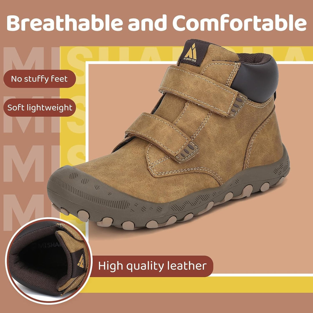 Mishansha Kinder Wanderschuhe Trekkingschuhe Mädchen Leicht rutschfest Outdoorschuhe Turnschuhe Gr.2
