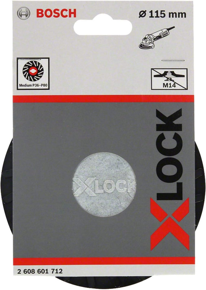 Bosch Professional 25 Stück X-LOCK Prisma Ceramic Fiberschleifscheibe R782 (für Metall, Ø 125 mm, Kö