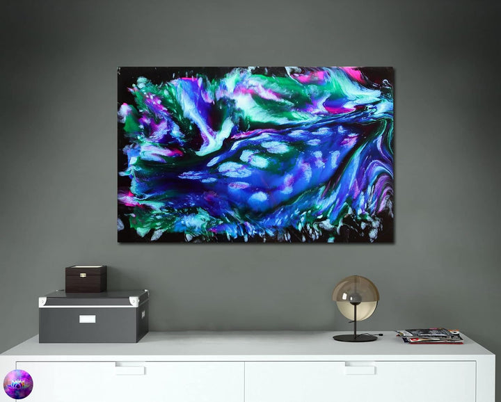Gemälde Abstrakte Malerei Original - moderne hochglanz Wandbilder XXL - Resin Art Kunst Bild Harz Un