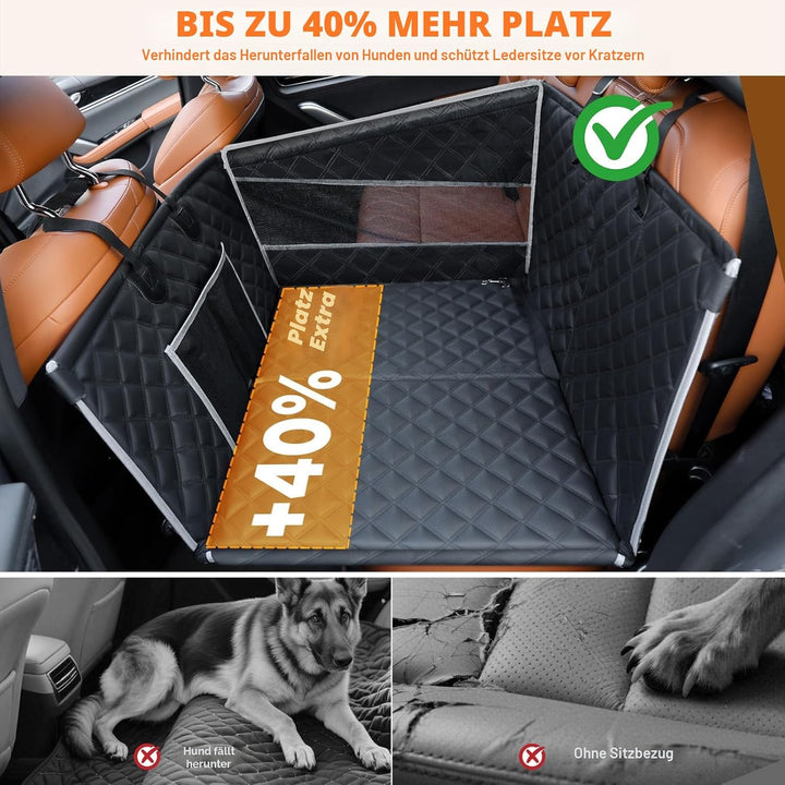Gimars Verstärkung Extra Stabiler Hunde Autositz für Grosser Mittlere Hunde, Wasserdicht Verbreiteru