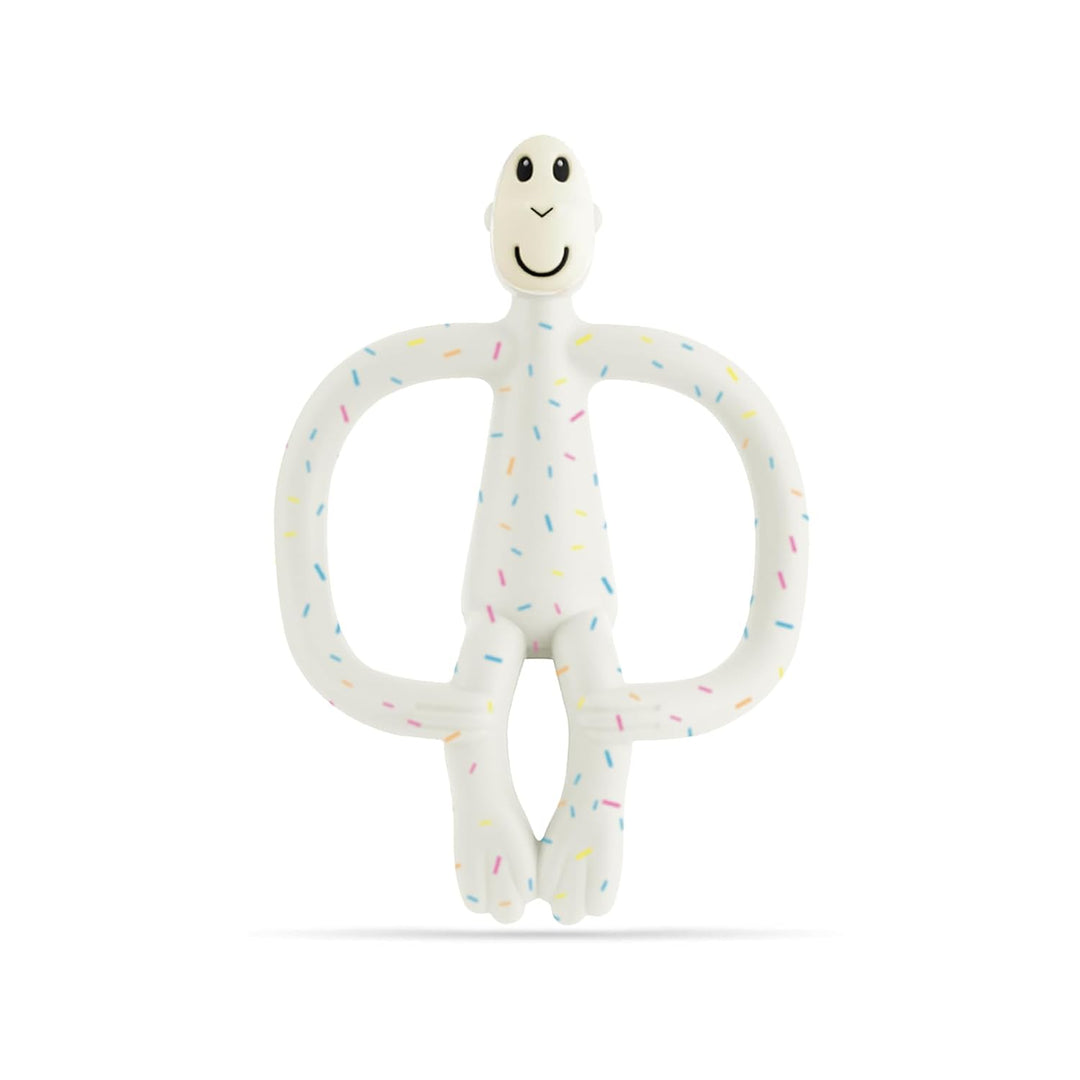 Matchstick Monkey, Original Teether & Gel Applicator, Antimicrobial Silicone Teething Toys for Baby,