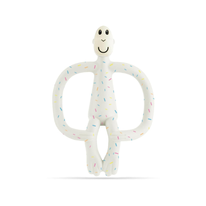 Matchstick Monkey, Original Teether & Gel Applicator, Antimicrobial Silicone Teething Toys for Baby,