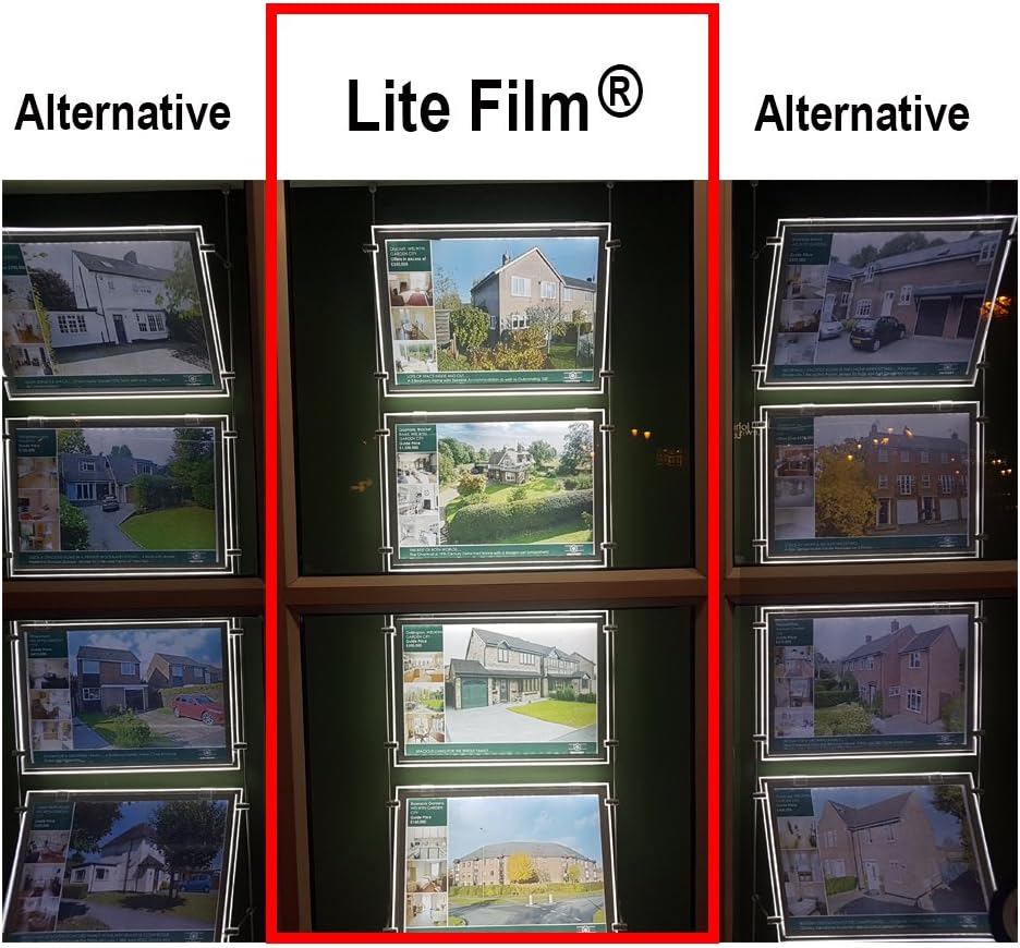 LITE FILM RTL49 – A3 x 50 Blatt für alle Tintenstrahl- und Laserdrucker (Kopierer) – Hintergrundbele