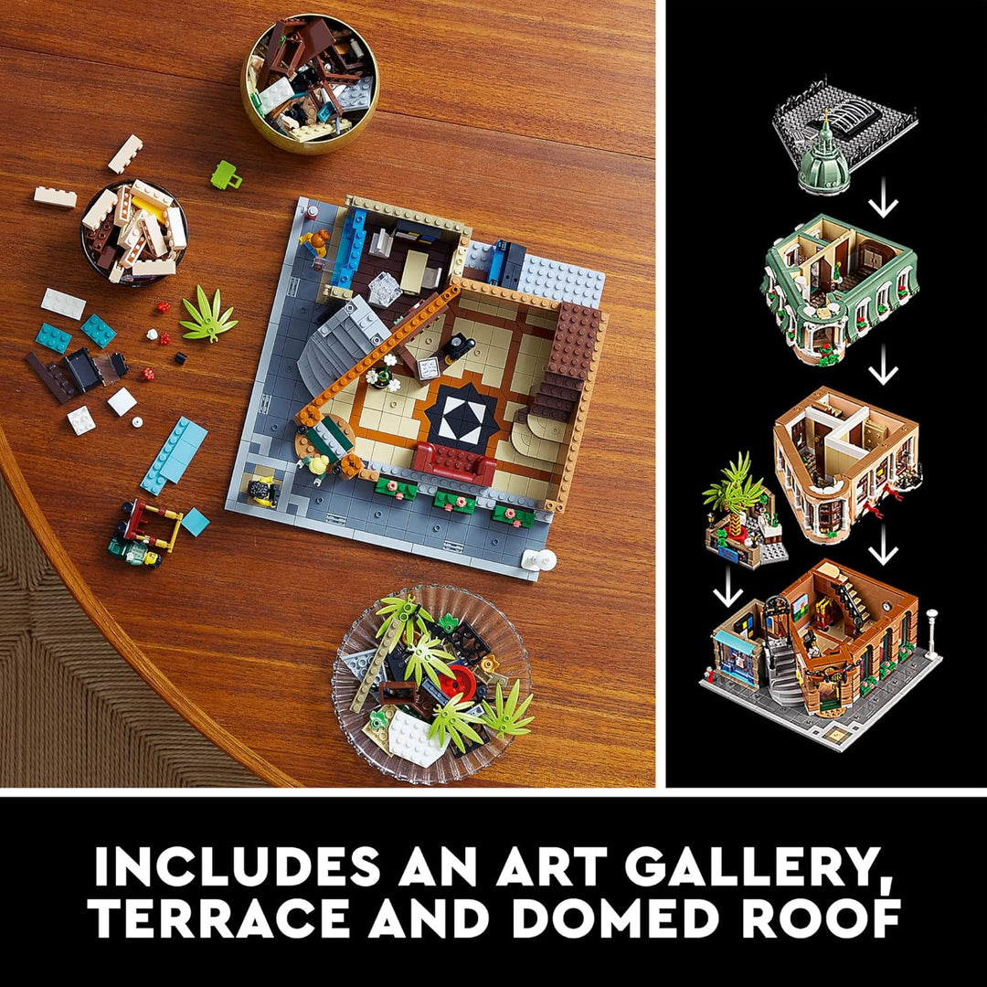 LEGO Boutique Hotel 10297 Building Kit; Make a Detailed Displayable Model Hotel Packed with Surprise
