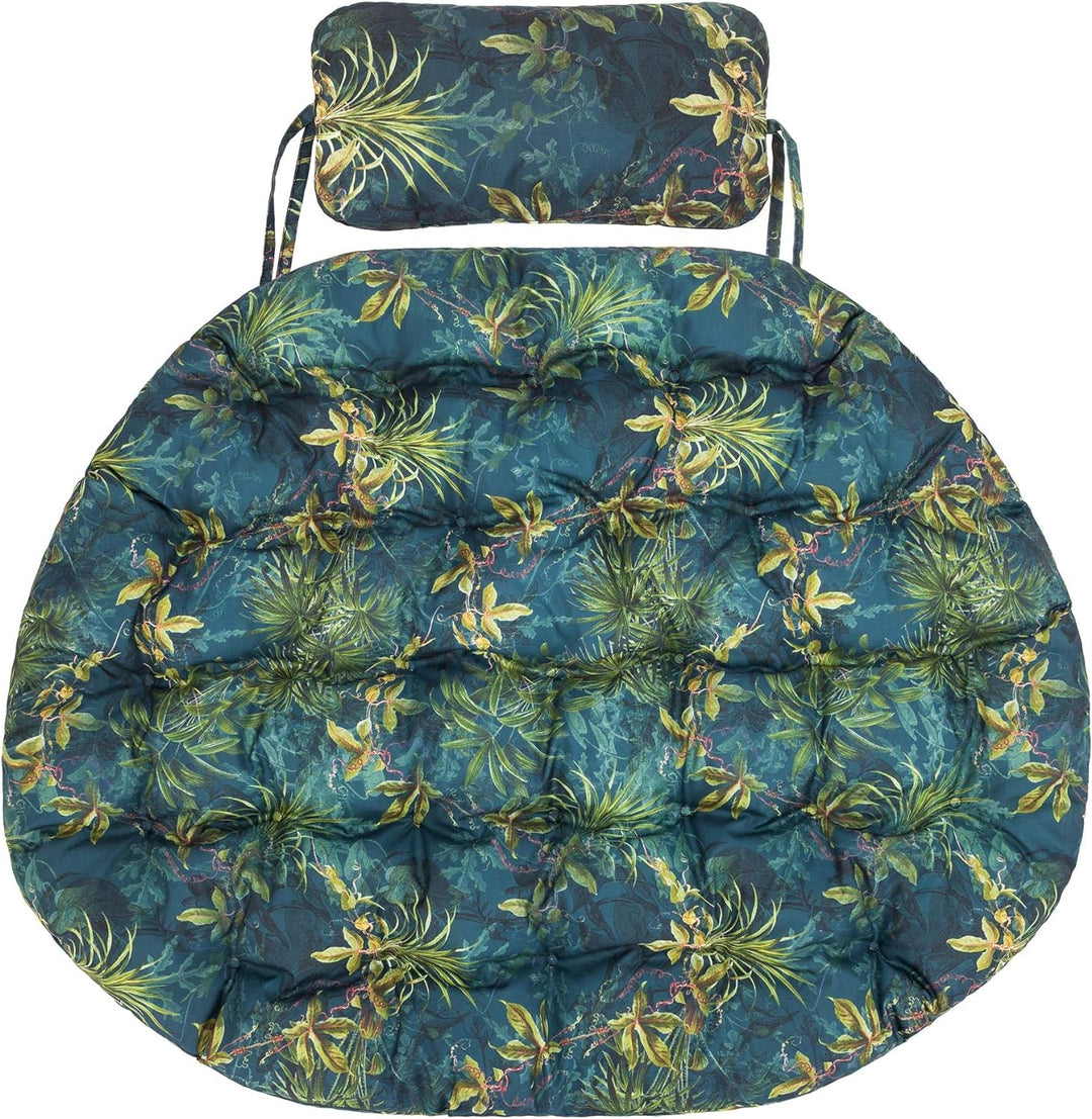 Bjird Hängesessel Kissen, Polster, Auflage für Polyrattan & Rattan Hängeschaukel, Sitzauflage für Hä