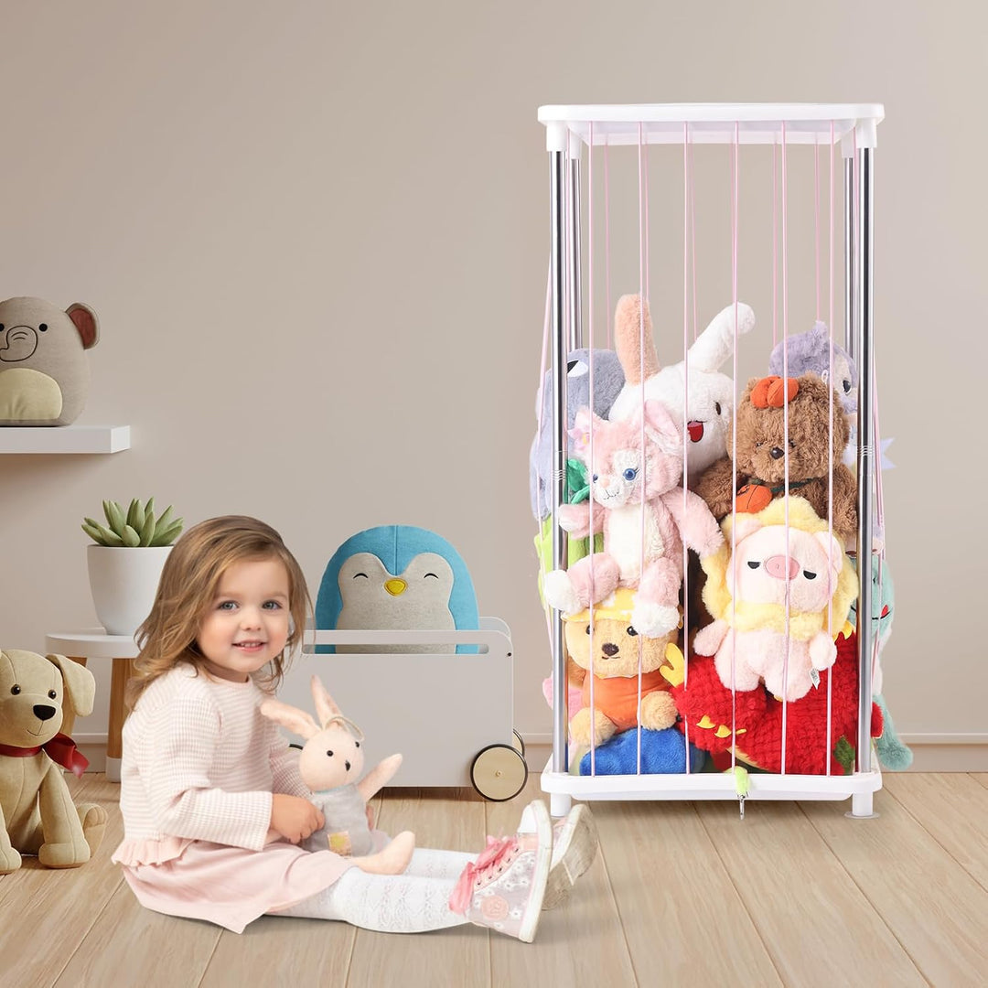 Kuscheltier Aufbewahrung,Stofftier-Aufbewahrung Kuscheltiere Platzsparende Plüschtier für Teddy mit