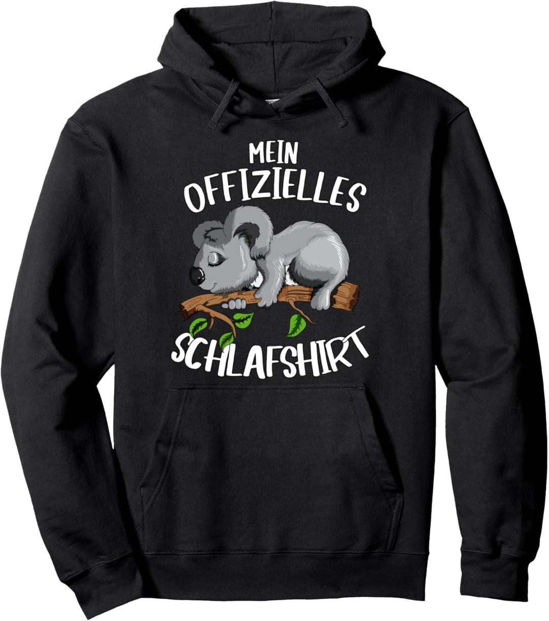 Offizellses Schlafschirt Koala Bär persönliches Schlafshirt Pullover Hoodie