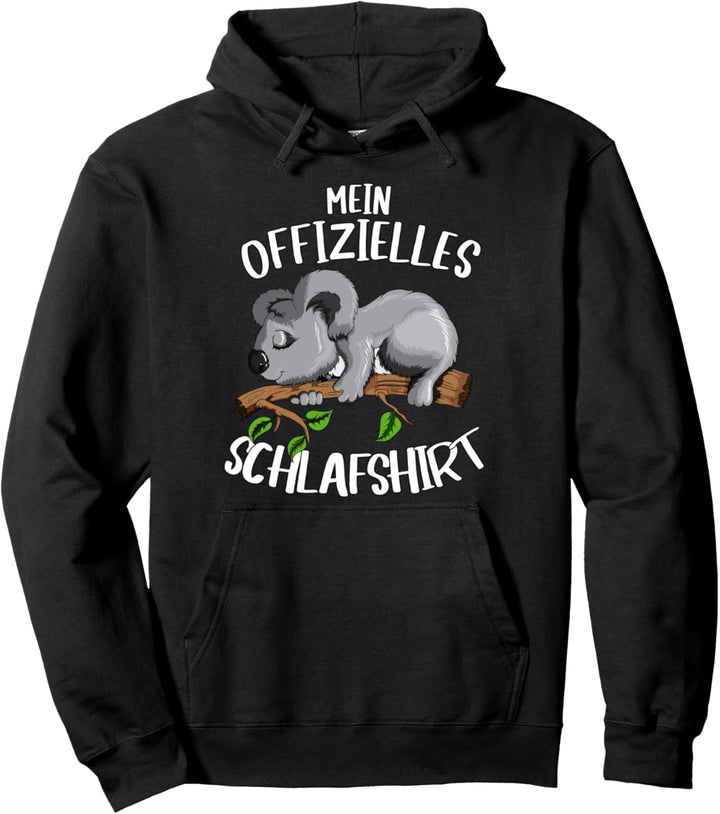 Offizellses Schlafschirt Koala Bär persönliches Schlafshirt Pullover Hoodie