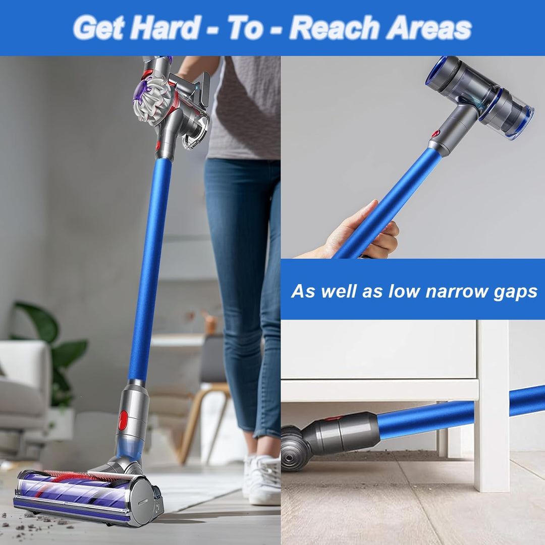 Schnellspanner Verlängerungsrohr kompatibel mit Dyson V7 V8 V10 V11 V15 – 72cm Ersatz Teleskoprohr A