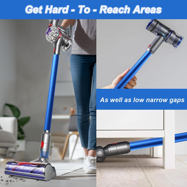 Schnellspanner Verlängerungsrohr kompatibel mit Dyson V7 V8 V10 V11 V15 – 72cm Ersatz Teleskoprohr A